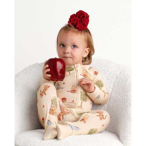 Orchard Friends Zip Romper – Dreamy Bamboo