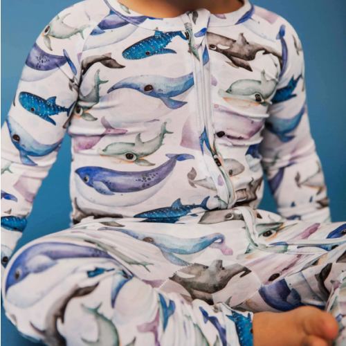 Whalecome to the Party Convertible Romper - Bums & Roses