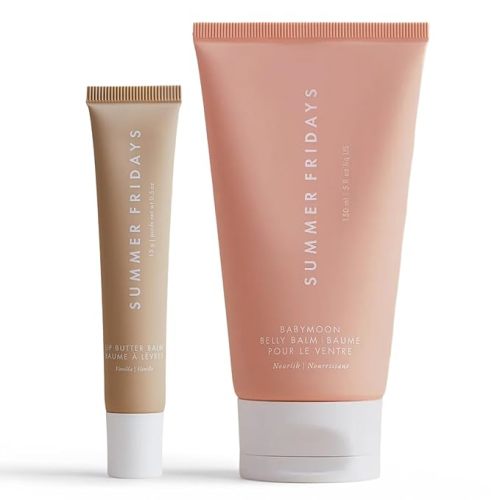 Summer Fridays Babymoon Belly Balm - Nourishing Balm + Body Moisturizer Enriched with Calendula Oil + Vitamin E to Help Reduce the Appearance of Stretch Marks and Dry Skin (5 Fl Oz)