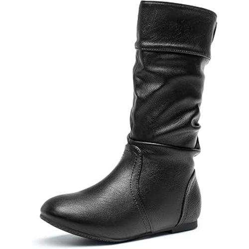 DREAM PAIRS Faux Fur Lined Knee High Winter Riding Boots