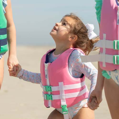 Pink USCG Life Jacket (30-50 lbs)