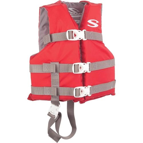 Stearns Kids Life Vest, USCG Approved Type III Life Jacket for Children Under 90lbs, Youth PFD for Boating, Swimming, Watersports, Pool, Beach, & More