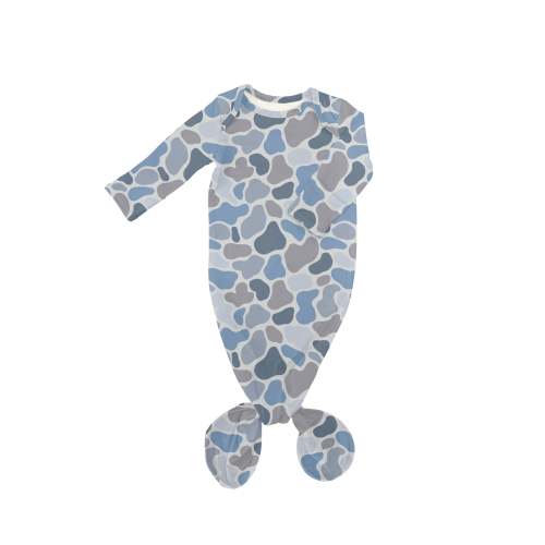 Watercolor Camo - Knotted Gown