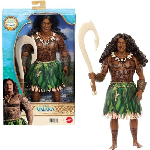 Mattel Disney Moana Maui Fashion Doll Inspired by Live Action Movie