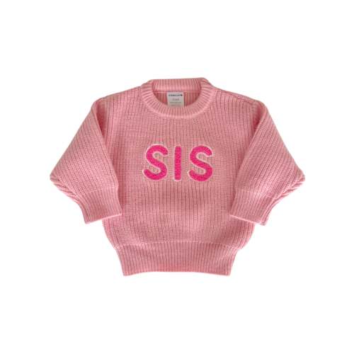 Sis Knit Sweater, Pink