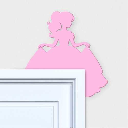 Pink Princess Door Corner - Sleeping Beauty Princess Door Topper - Princess Aurora Decor - Princess Bedroom Decoration - Princess Gift Ideas