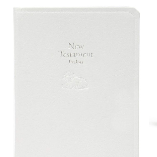 KJV Baby's New Testament, White Imitation Leather