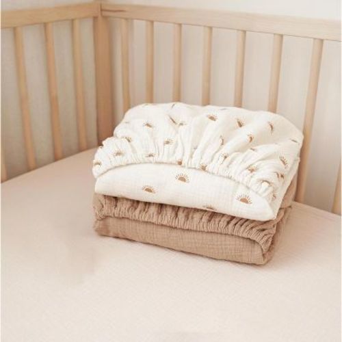 LISM 52"x28" Crib Sheets for Standard Crib Mattress set of 2