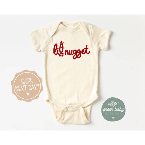 A Lil Nugget Baby Onesie®, Cute Kids Shirts, Pregnancy Announcement, Cute Baby Onesie® Gift, Baby Announcement Gift, Baby Shower Outfit Gift