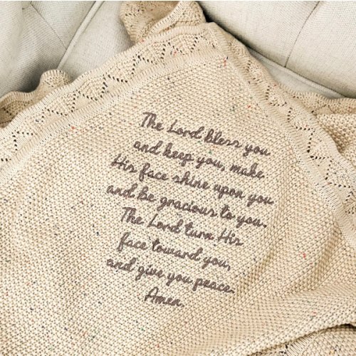 Numbers 6:24-26 Knit Blanket – OUR HOUSE ABOVE