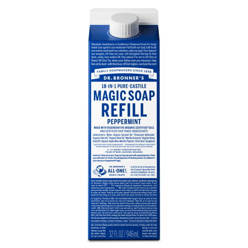 Unscented - Pure-Castile Magic Soap Refill – Dr. Bronner's