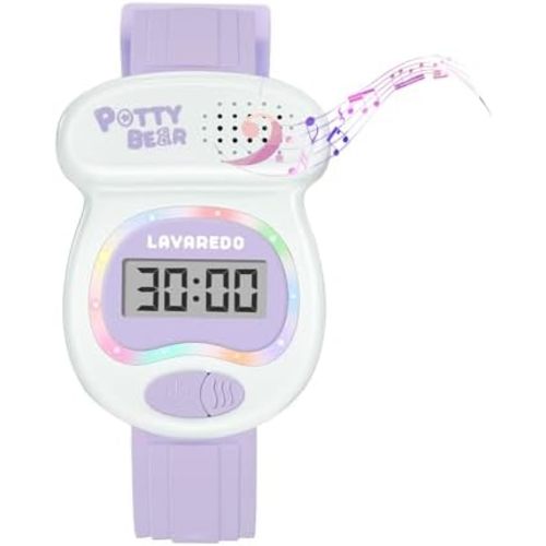 Kids Watch Potty Training Watches for Boys and Girls, Potty Timer Toilet Shape and LED Colorful Lights, Music Reminds Kids It's Time to Go to The Bathroom, Fun Gift for Moms and Toddlers