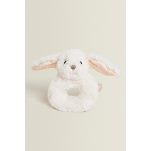 CHILDREN’S BUNNY PLUSH TOY RATTLE