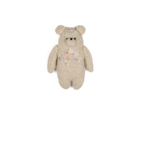 Hand Embroidered Flower Bear – Wild Wawa