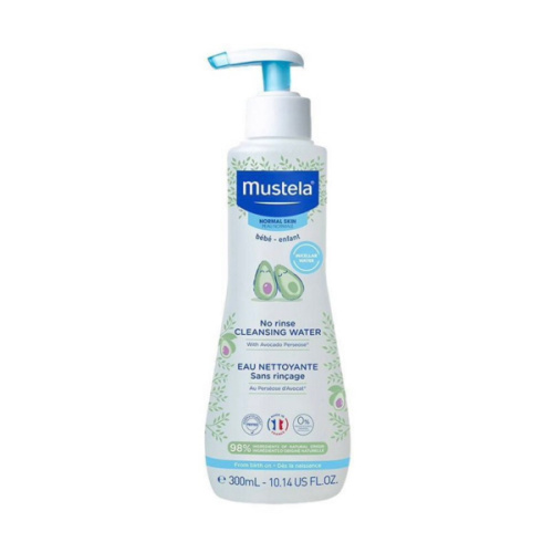Mustela No-Rinse Micellar Cleansing Water for Babies - Made with Natural Avocado Perseose & Aloe Vera - Safely Cleans Baby's Face, Hands & Diaper Area - 1 or 2-Pack - Various Sizes