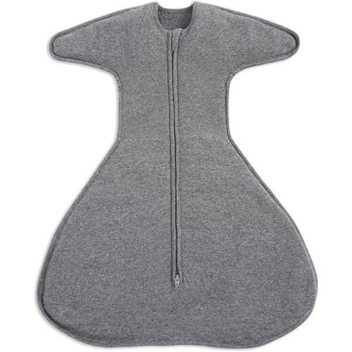 HALO Sleepsack SwaddleStretch, Arms Up or Extended Arms, Newborn Baby Swaddle, 0 – 3 Months, 0.5 TOG, Calm Sage