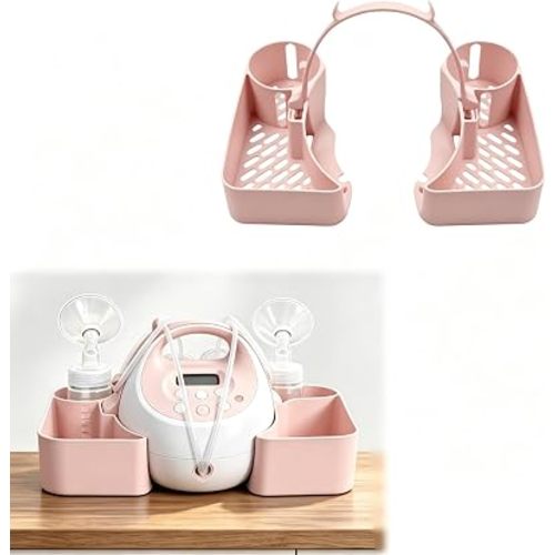 Pump Caddy Organizer with Bottle Holder & Cord Storage for Spectra S1 S2