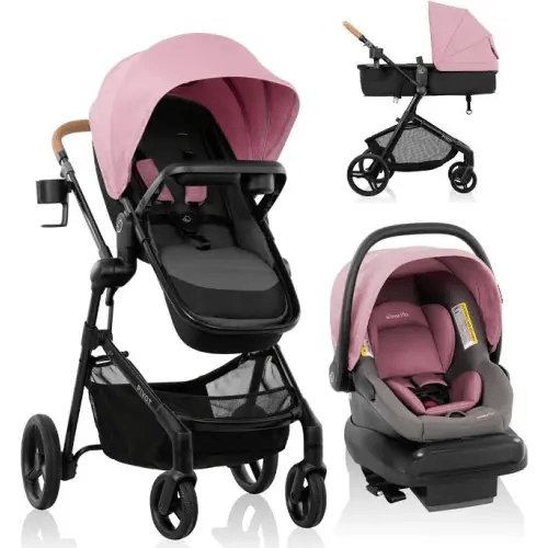 Evenflo Pivot NXT Travel System with LiteMax NXT Infant Car Seat