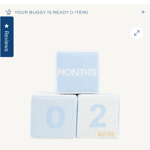 Blaylock Blocks - Buckhead Blue, Beale Street Blue & Palmetto Pearl