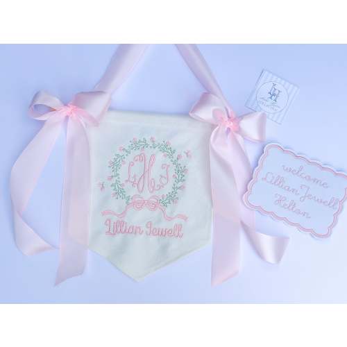 Announcement Banner and Bassinet Card Bundle