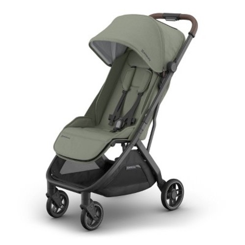 UPPAbaby Minu V3 Lightweight Travel Stroller - Evelyn: 50 lbs Capacity, Forward Facing Seat, Flat-Free Tires