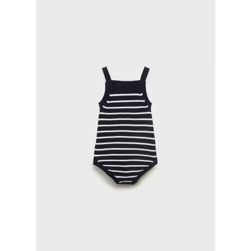 Striped knitted romper - Kids | MANGO USA