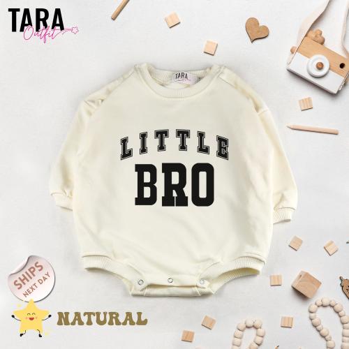 Little Bro Baby Bodysuit, One Piece Baby Sleeper, Little Sis Baby Romper, Baby Graphic Tee, Infant Romper, Baby Shower Gift, 2000422