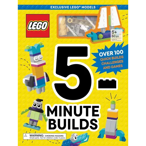 LEGO® Books. 5-Minute Builds: 100+ Quick Model Build Ideas, Basic Brick Kit, and Awesome Activities to Inspire Imagination and Creativity!