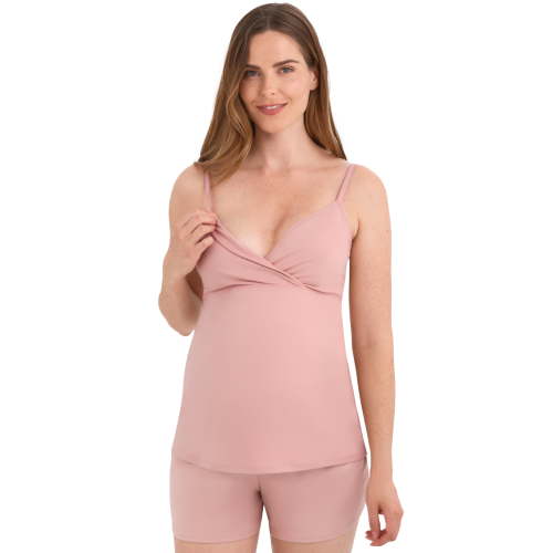 Joyspun Women's Maternity Crossover Nursing Cami, Sizes S-XXXL