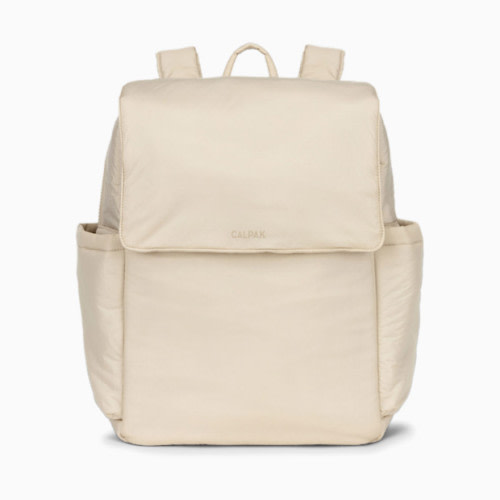 Diaper Backpack with Laptop Sleeve - Oatmeal