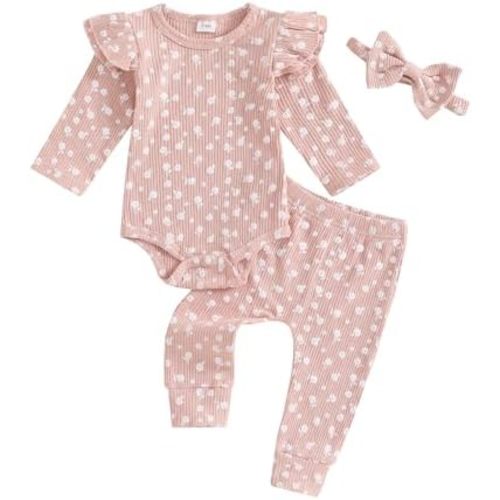 Baby Girl Fall Clothes Set Little Sister Lil Sis Long Sleeve Romper Pants Set Cute Infant Newborn Outfit 3 6 9 12 Months