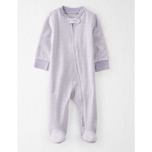 Baby Girl Organic Cotton Striped Sleep & Play Pajamas - Little Planet | Carter's