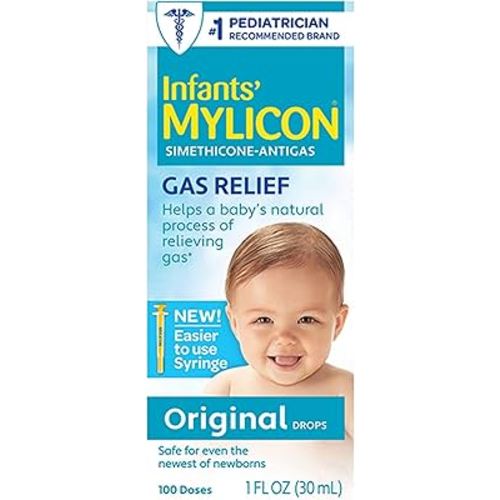 Mylicon Gas Relief Drops for Infants and Babies, Original Formula, 1 Fluid Ounce