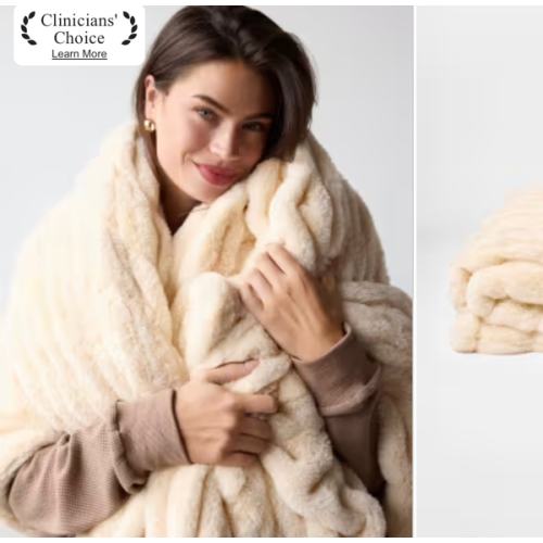 Dreamer Blanket | Super Soft, Cozy Oversized Blanket | Comfrt | French Vanilla