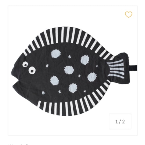Organic Crinkle Toy - Fish – HoneyBug