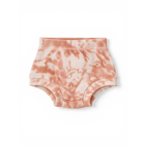Organic Cotton Waffle Shorts, Spice Tie Dye