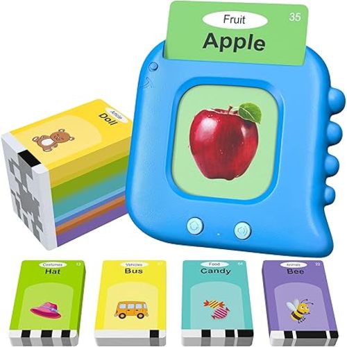 Talking Flash Cards,Kids Toddler Flash Cards with 240 Sight Words,Montessori Toys,Autism Sensory Toys,Speech Therapy,Learning Educational Gifts for Age 4 5 6 Years Old Boys and Girls