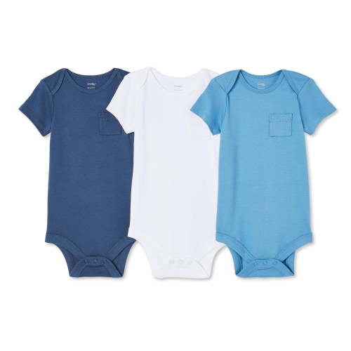 George Baby Boys' Bodysuit 3-Pack, Sizes 0-12 months - Walmart.ca