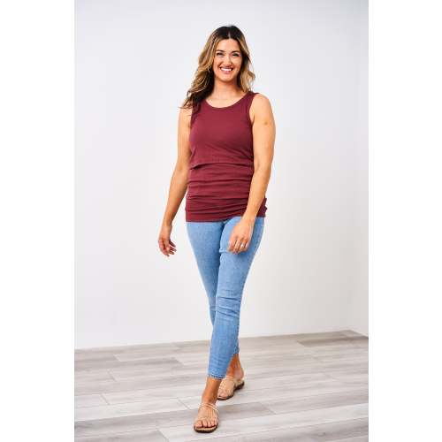 Latched Mama Ribbed Nursing Tank