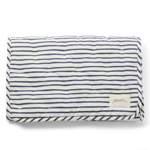Striped On the Go Portable Changing Pad