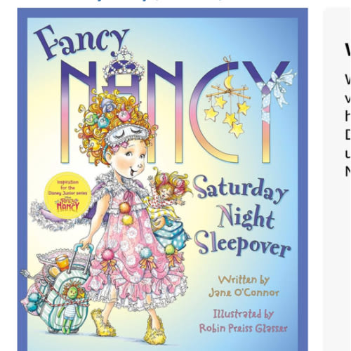 Fancy Nancy: Saturday Night Sleepover