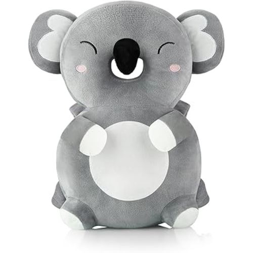 PandaEar Baby Head Protection Backpack, Toddler Walking Head Protector, Adjustable Head Protector Pad Safety Cushion (Koala Grey)