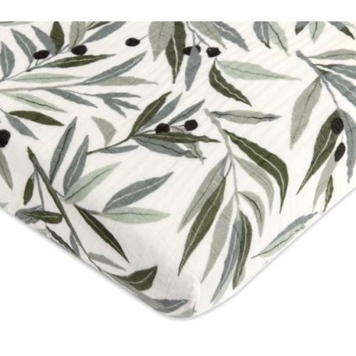 Babyletto Mini Crib Sheet in GOTS Certified Organic Muslin Cotton