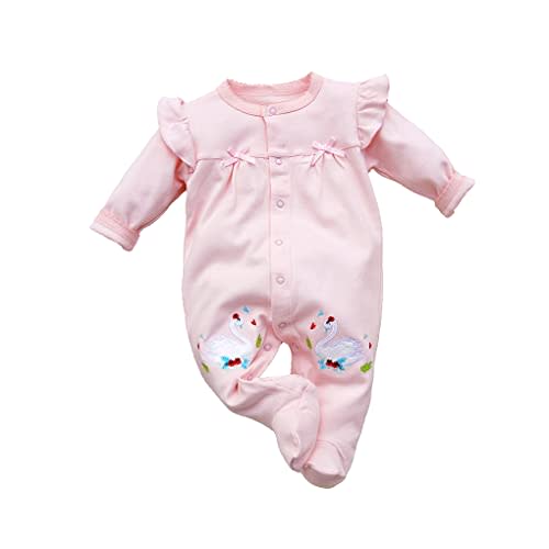 Infant Baby Girl Boy Onesie Cotton Newborn Outfit Bodysuit Jumpsuit Long Sleeve Romper