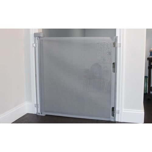 Retract-A-Gate 52" White: The Original and only Made in USA Retractable Baby, Dog, & Cat Gate