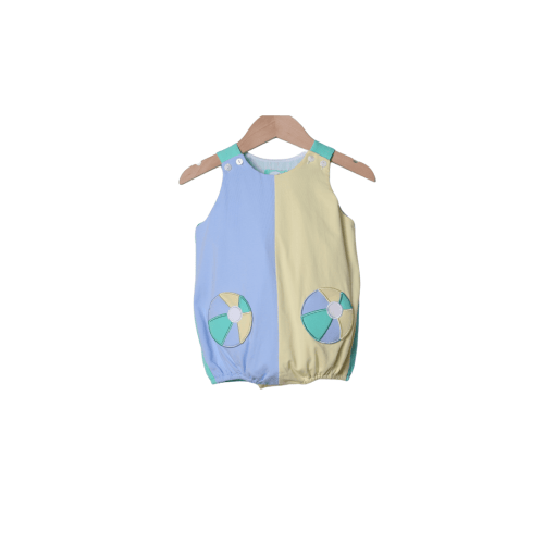 Applique Beach Ball Color Block Bubble