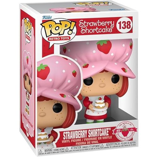 Funko POP! Retro Toys: Strawberry Shortcake - Strawberry Shortcake - Collectable Vinyl Figure - Gift Idea - Official Merchandise - for Kids & Adults - TV Fans - Model Figure for Collectors and Display
