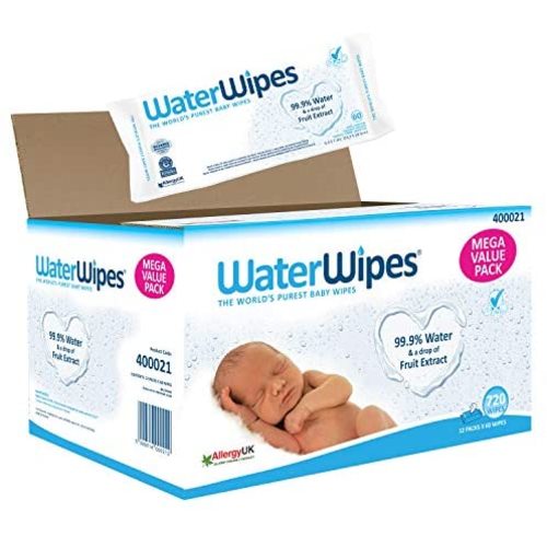 WaterWipes Super Value Box - Pack of 12, Total 720 Wipes