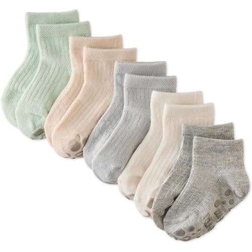 Butterblu Zuri Multipack Socks w/Grippers, Baby, Toddlers, Sustainably Made
