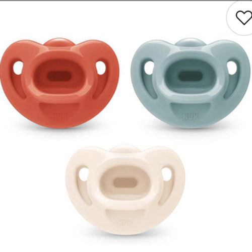 NUK Comfy 0-6 Months 3-Pack Orthodontic Pacifiers